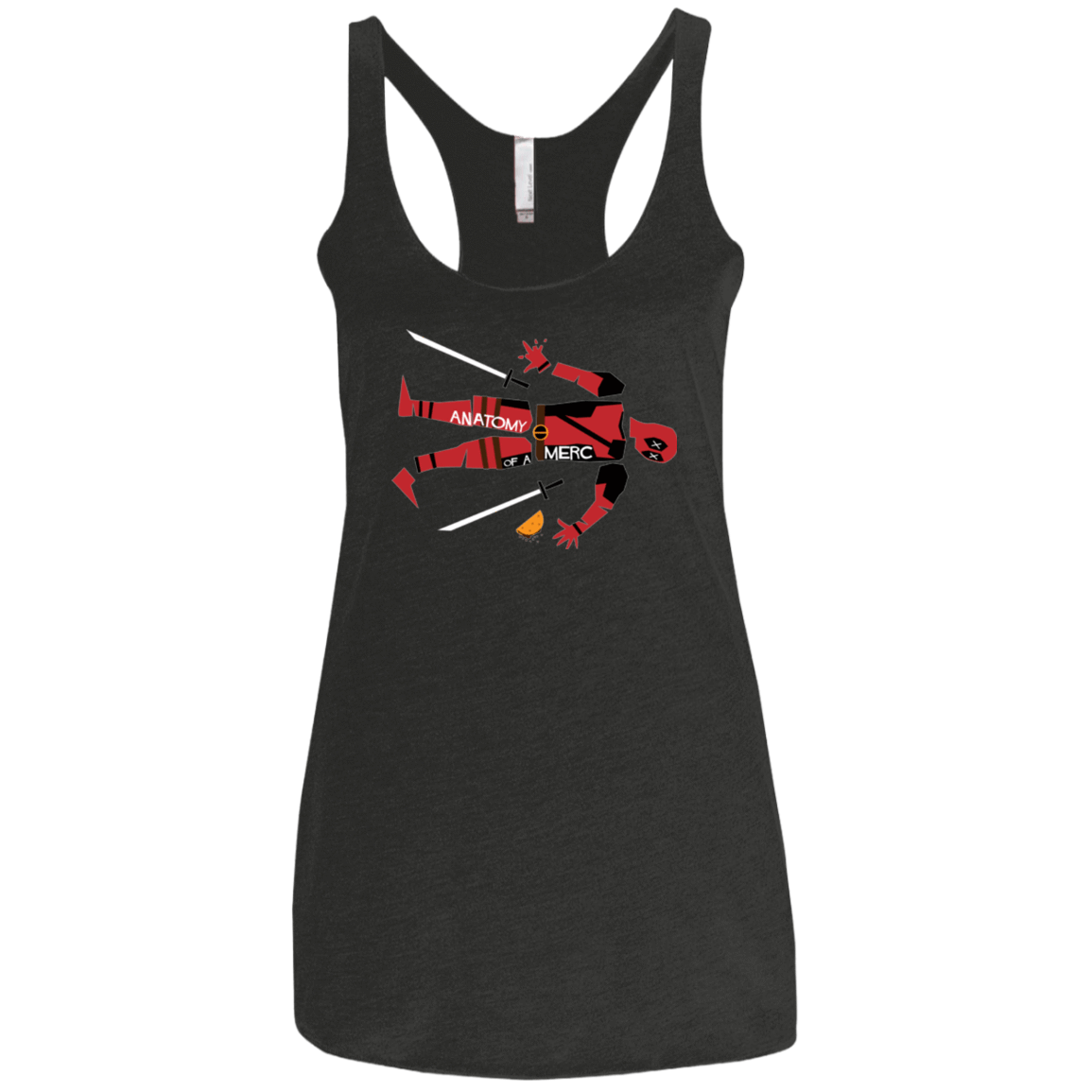 T-Shirts Vintage Black / X-Small Anatomy of A Merc Women's Triblend Racerback Tank