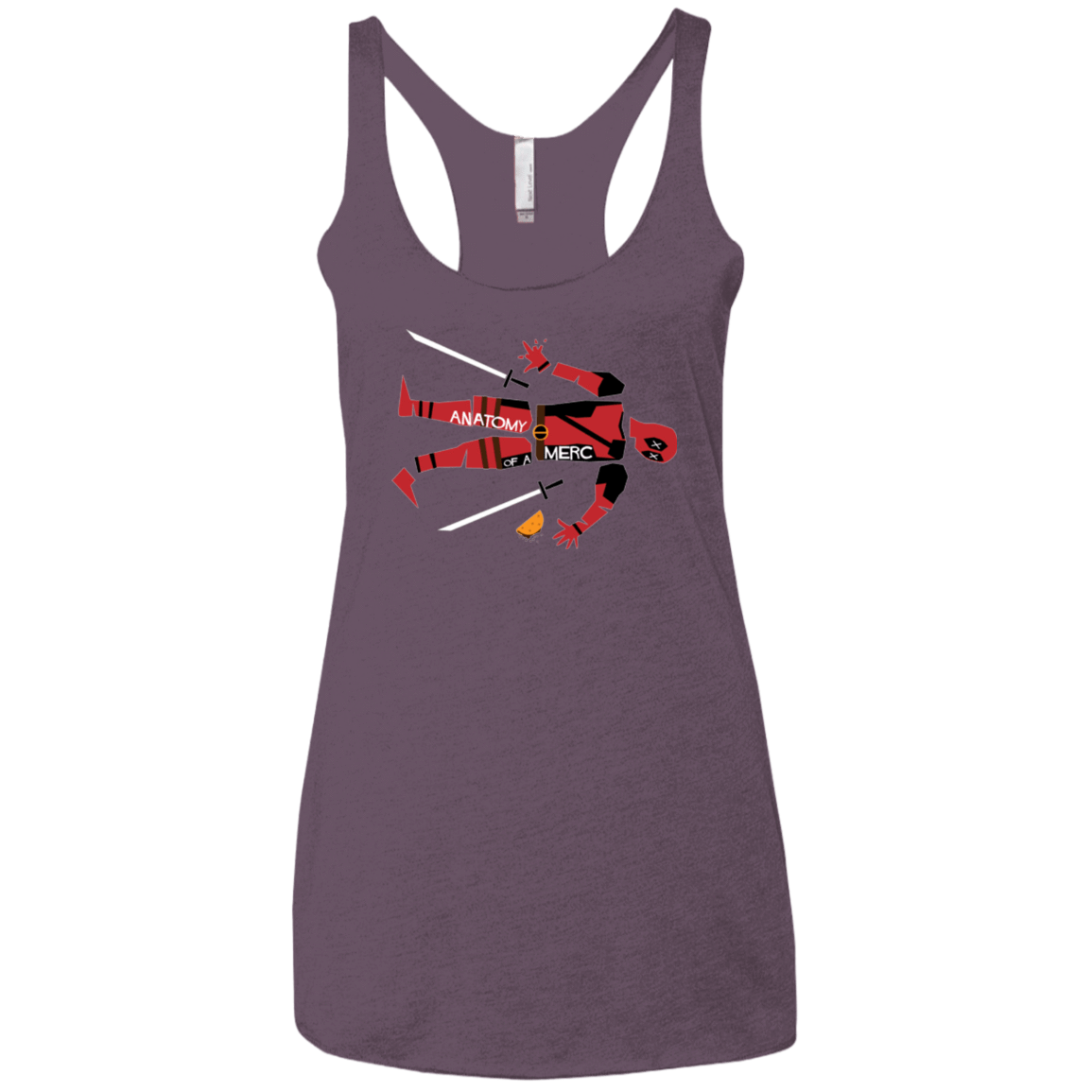 T-Shirts Vintage Purple / X-Small Anatomy of A Merc Women's Triblend Racerback Tank