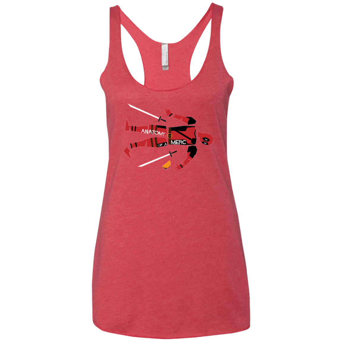 T-Shirts Vintage Red / X-Small Anatomy of A Merc Women's Triblend Racerback Tank