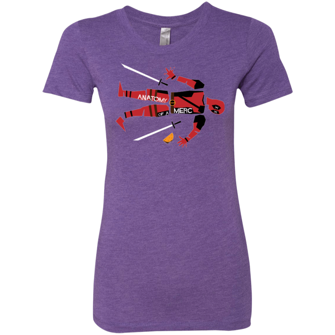 T-Shirts Purple Rush / Small Anatomy of A Merc Women's Triblend T-Shirt