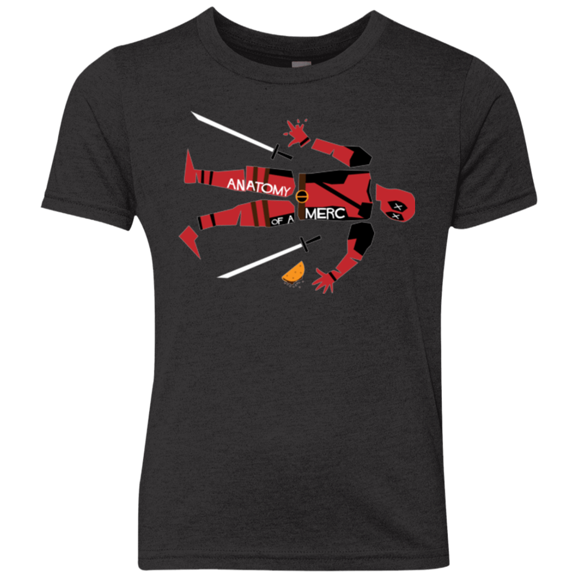 T-Shirts Vintage Black / YXS Anatomy of A Merc Youth Triblend T-Shirt