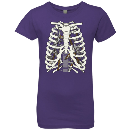 T-Shirts Purple Rush / YXS Anatomy of a Ninja Turtle Girls Premium T-Shirt