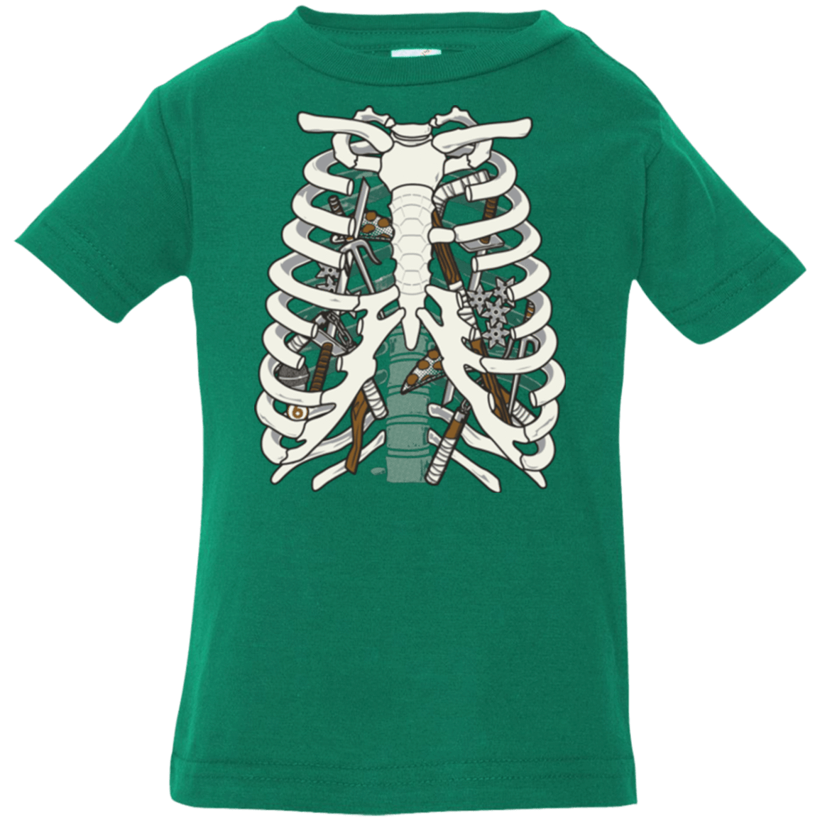 T-Shirts Kelly / 6 Months Anatomy of a Ninja Turtle Infant Premium T-Shirt