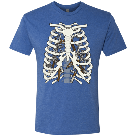 T-Shirts Vintage Royal / Small Anatomy of a Ninja Turtle Men's Triblend T-Shirt