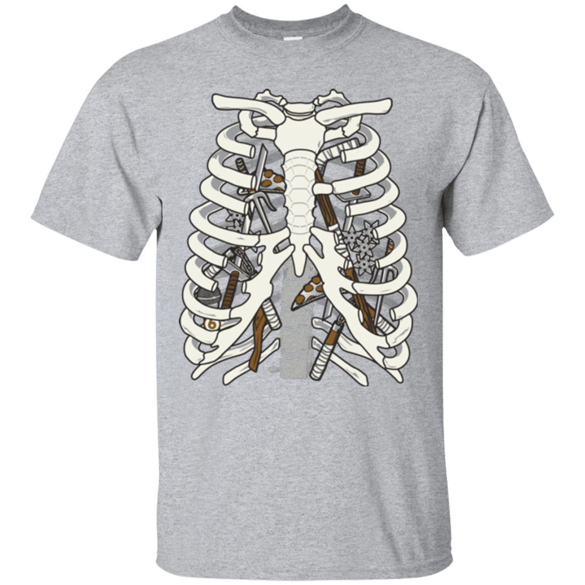 T-Shirts Sport Grey / Small Anatomy of a Ninja Turtle T-Shirt