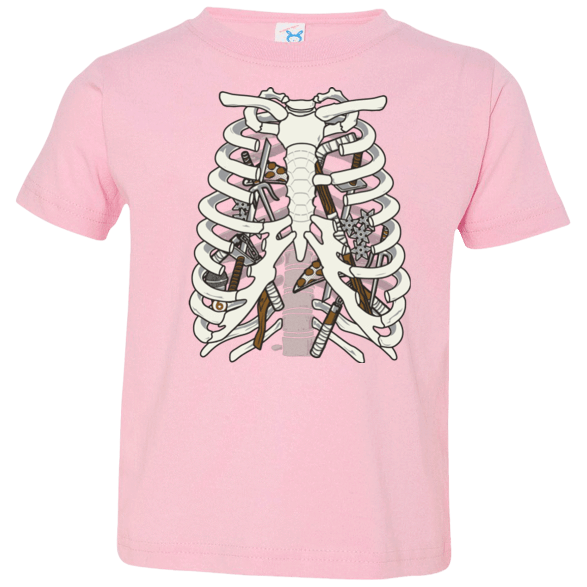 T-Shirts Pink / 2T Anatomy of a Ninja Turtle Toddler Premium T-Shirt