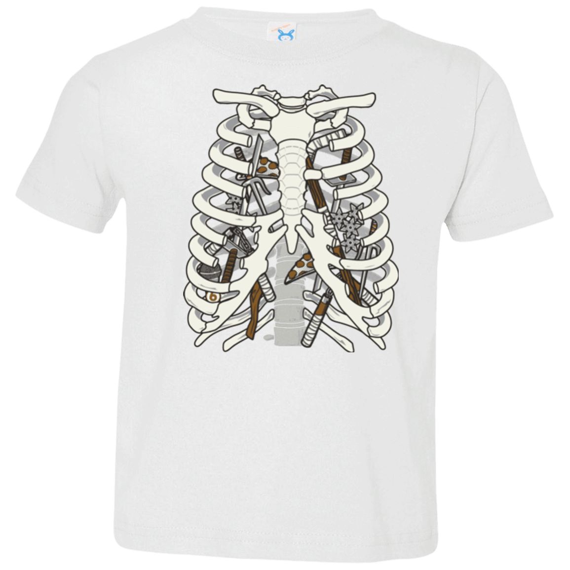T-Shirts White / 2T Anatomy of a Ninja Turtle Toddler Premium T-Shirt