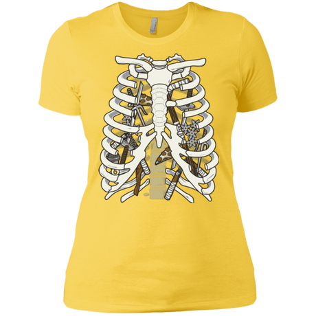 T-Shirts Vibrant Yellow / X-Small Anatomy of a Ninja Turtle Women's Premium T-Shirt