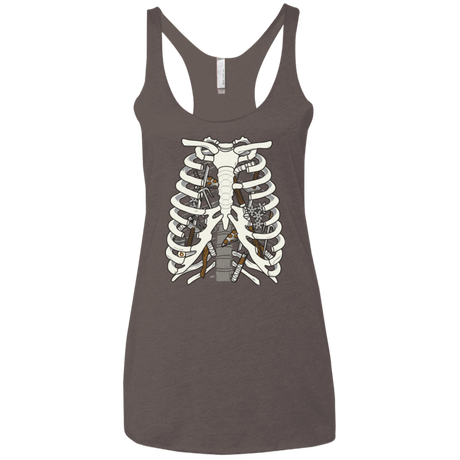 T-Shirts Macchiato / X-Small Anatomy of a Ninja Turtle Women's Triblend Racerback Tank