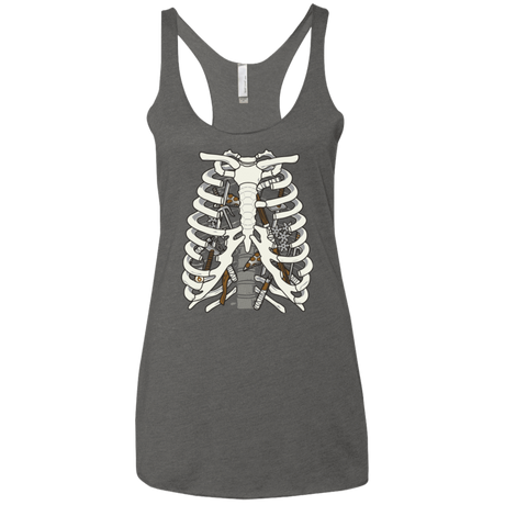 T-Shirts Premium Heather / X-Small Anatomy of a Ninja Turtle Women's Triblend Racerback Tank