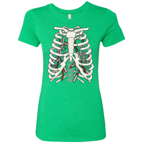 T-Shirts Envy / Small Anatomy of a Ninja Turtle Women's Triblend T-Shirt