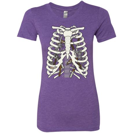 T-Shirts Purple Rush / Small Anatomy of a Ninja Turtle Women's Triblend T-Shirt