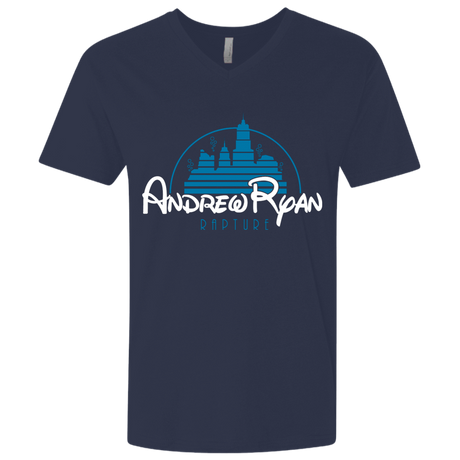 T-Shirts Midnight Navy / X-Small ANDREWRYAN Men's Premium V-Neck