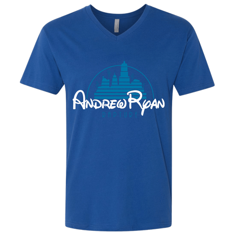 T-Shirts Royal / X-Small ANDREWRYAN Men's Premium V-Neck