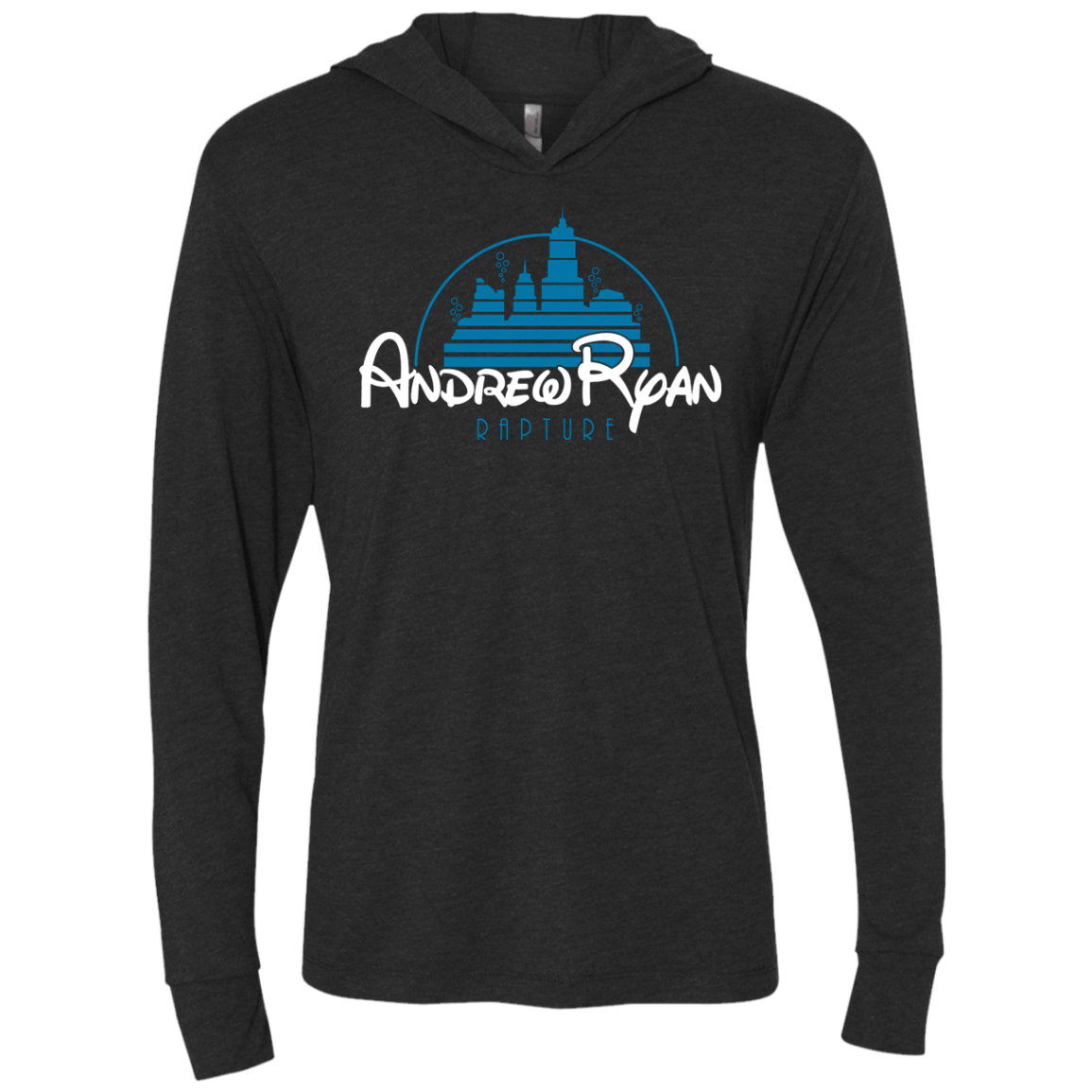 T-Shirts Vintage Black / X-Small ANDREWRYAN Triblend Long Sleeve Hoodie Tee