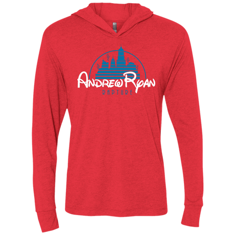 T-Shirts Vintage Red / X-Small ANDREWRYAN Triblend Long Sleeve Hoodie Tee