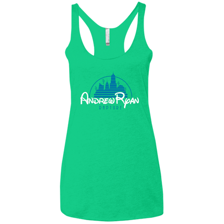 T-Shirts Envy / X-Small ANDREWRYAN Women's Triblend Racerback Tank