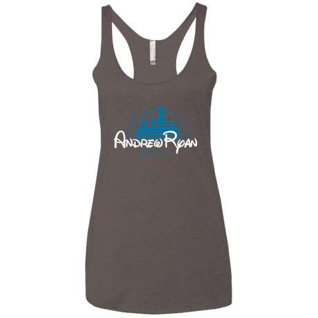 T-Shirts Macchiato / X-Small ANDREWRYAN Women's Triblend Racerback Tank