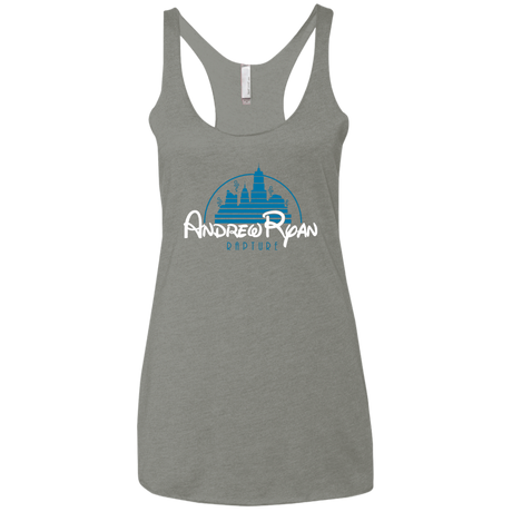 T-Shirts Venetian Grey / X-Small ANDREWRYAN Women's Triblend Racerback Tank