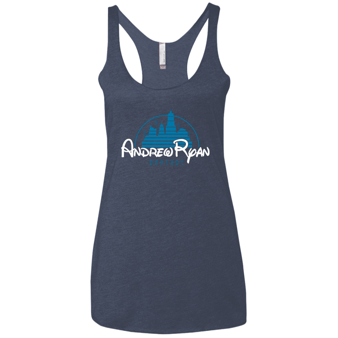 T-Shirts Vintage Navy / X-Small ANDREWRYAN Women's Triblend Racerback Tank