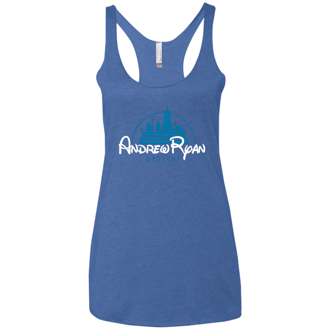 T-Shirts Vintage Royal / X-Small ANDREWRYAN Women's Triblend Racerback Tank