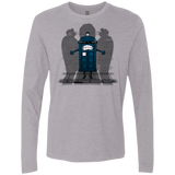 T-Shirts Heather Grey / Small Angels Are Here Men's Premium Long Sleeve