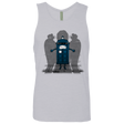 T-Shirts Heather Grey / Small Angels Are Here Men's Premium Tank Top