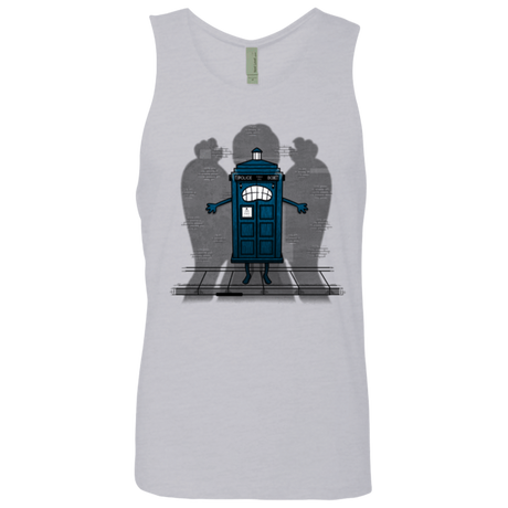 T-Shirts Heather Grey / Small Angels Are Here Men's Premium Tank Top