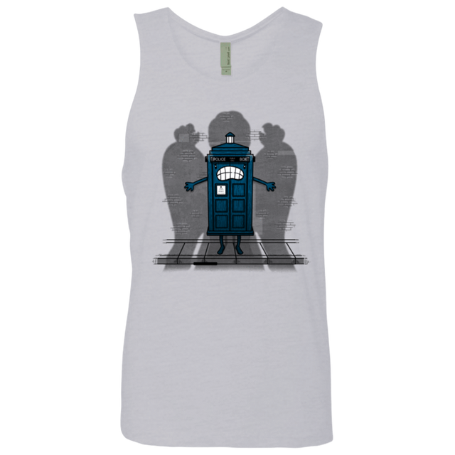 T-Shirts Heather Grey / Small Angels Are Here Men's Premium Tank Top