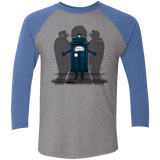T-Shirts Premium Heather/ Vintage Royal / X-Small Angels Are Here Men's Triblend 3/4 Sleeve