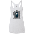 T-Shirts Heather White / X-Small Angels Are Here Women's Triblend Racerback Tank