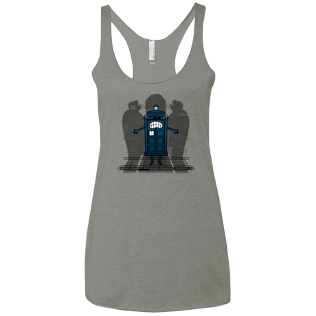 T-Shirts Venetian Grey / X-Small Angels Are Here Women's Triblend Racerback Tank