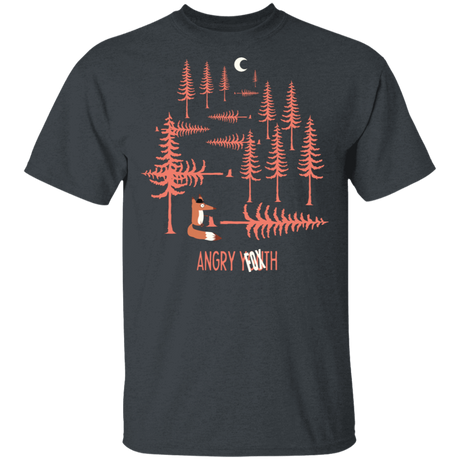 T-Shirts Dark Heather / S Angry Fox T-Shirt