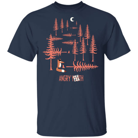 T-Shirts Navy / S Angry Fox T-Shirt
