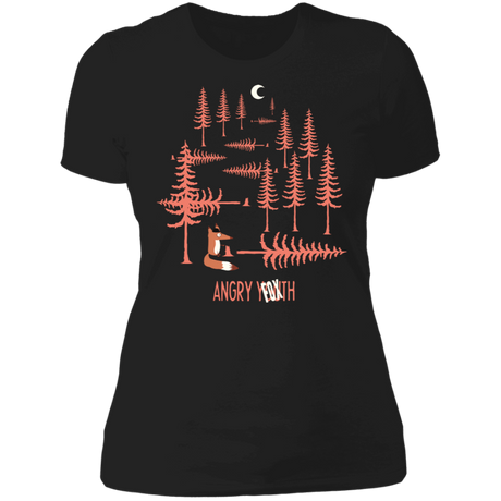 T-Shirts Black / S Angry Fox Women's Premium T-Shirt