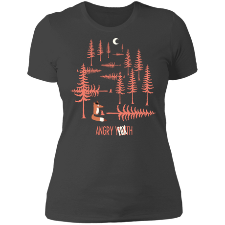 T-Shirts Heavy Metal / S Angry Fox Women's Premium T-Shirt