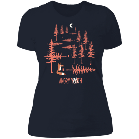 T-Shirts Midnight Navy / S Angry Fox Women's Premium T-Shirt