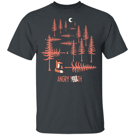 T-Shirts Dark Heather / YXS Angry Fox Youth T-Shirt