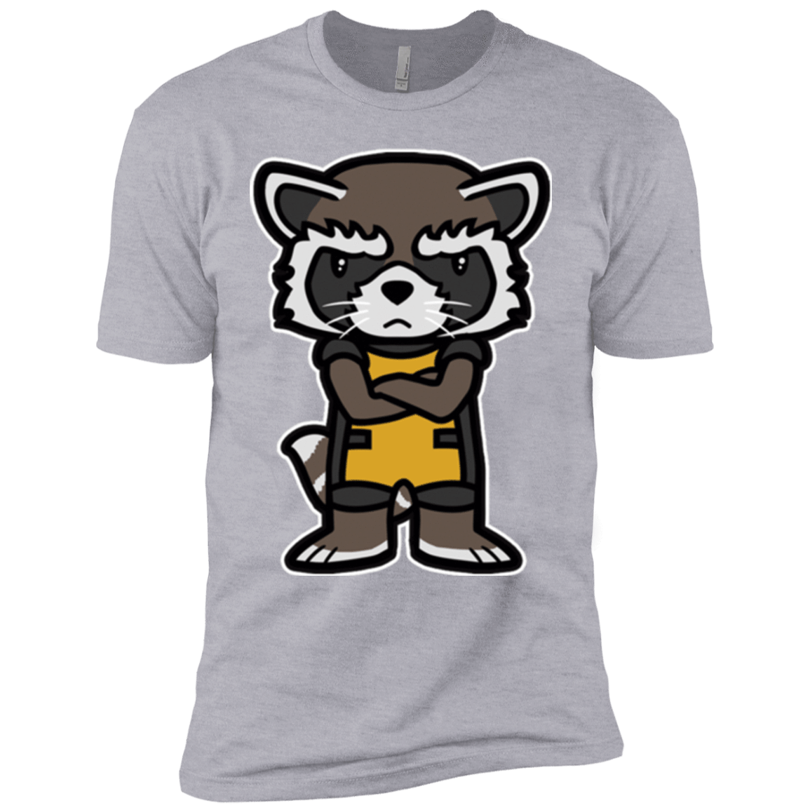 T-Shirts Heather Grey / YXS Angry Racoon Boys Premium T-Shirt