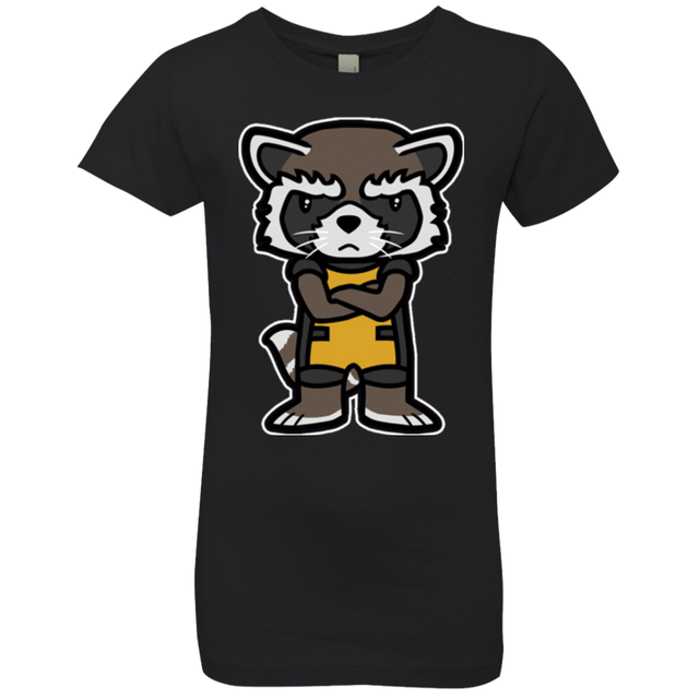T-Shirts Black / YXS Angry Racoon Girls Premium T-Shirt