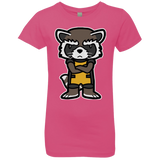 T-Shirts Hot Pink / YXS Angry Racoon Girls Premium T-Shirt