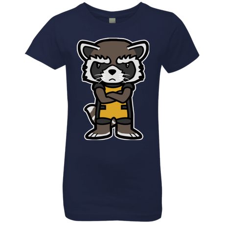 T-Shirts Midnight Navy / YXS Angry Racoon Girls Premium T-Shirt