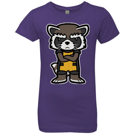 T-Shirts Purple Rush / YXS Angry Racoon Girls Premium T-Shirt