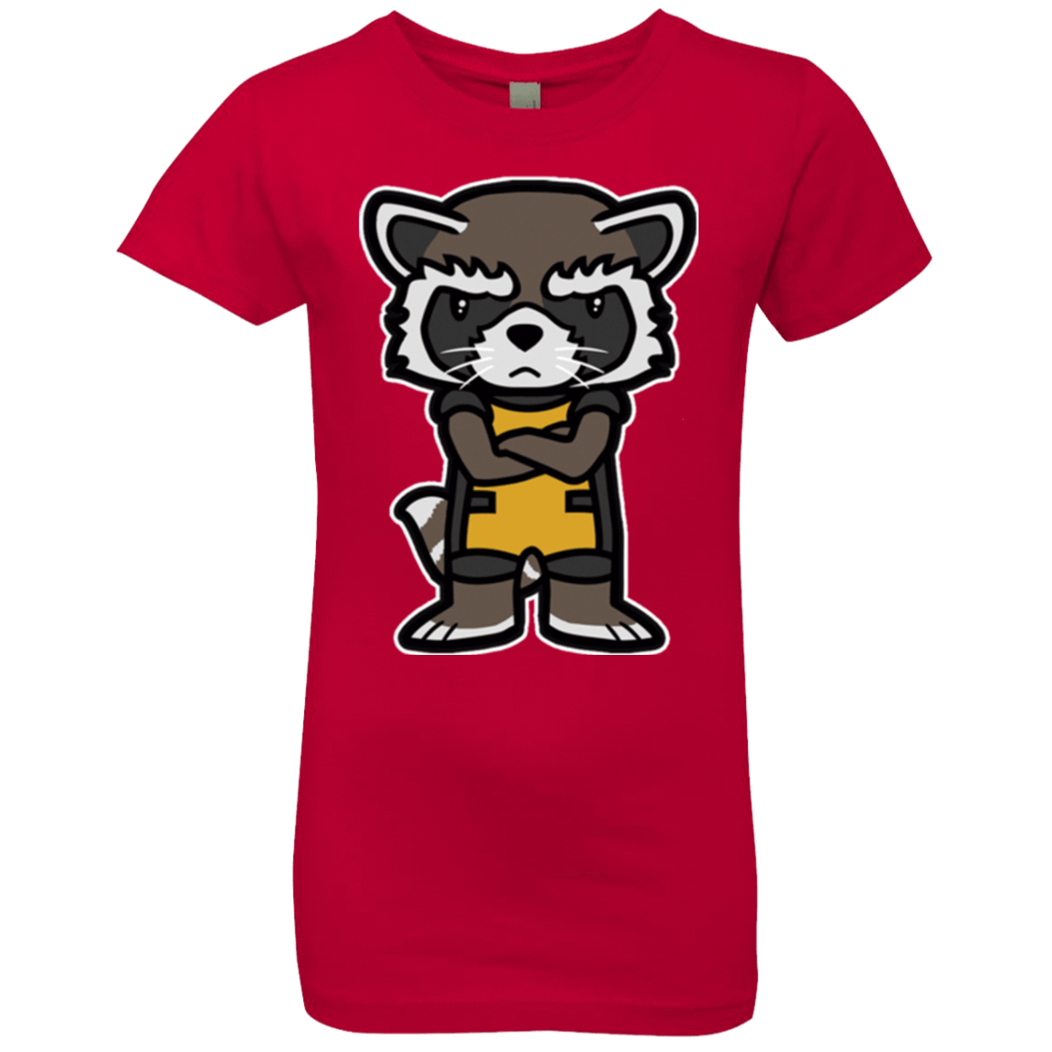 T-Shirts Red / YXS Angry Racoon Girls Premium T-Shirt
