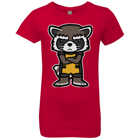 T-Shirts Red / YXS Angry Racoon Girls Premium T-Shirt