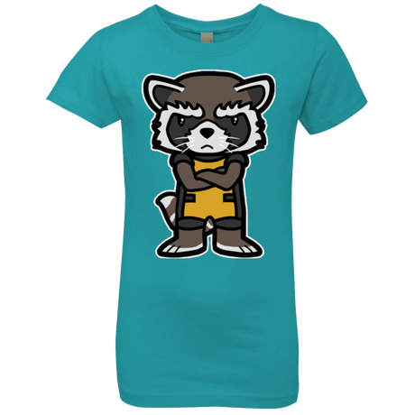 T-Shirts Tahiti Blue / YXS Angry Racoon Girls Premium T-Shirt