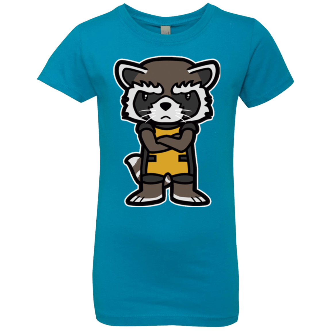 T-Shirts Turquoise / YXS Angry Racoon Girls Premium T-Shirt