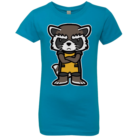 T-Shirts Turquoise / YXS Angry Racoon Girls Premium T-Shirt