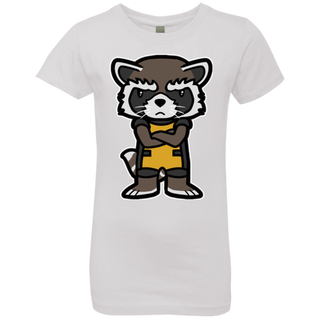 T-Shirts White / YXS Angry Racoon Girls Premium T-Shirt