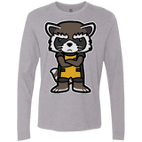 T-Shirts Heather Grey / Small Angry Racoon Men's Premium Long Sleeve